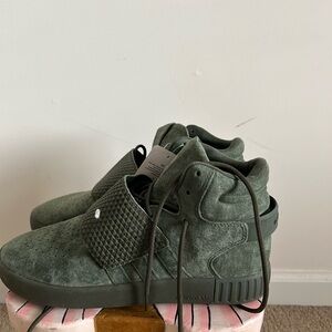 adidas Men's Olive High-Top Sneakers